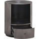 Siena 23 X 19 inch Gunmetal Night Stand